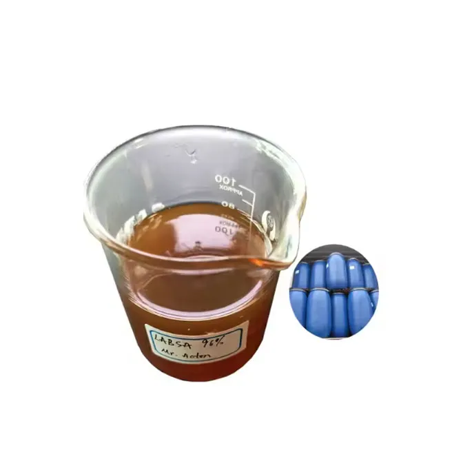 96% хімічна лінійна лінійна алкілбензольна сульфонова кислота для миючих засобів CAS 27176-87-0